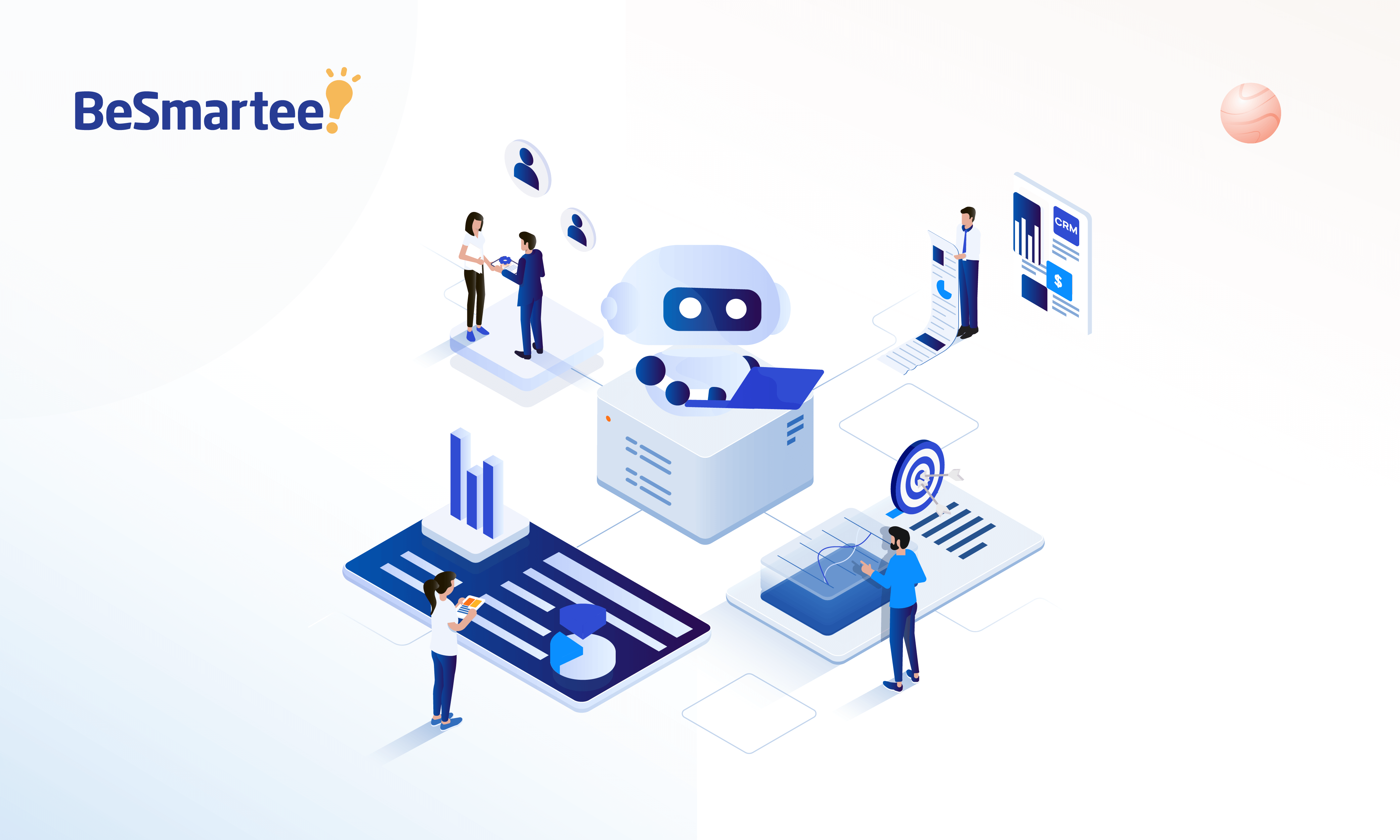 BeSmartee platform shows users performing mortgage related tasks.